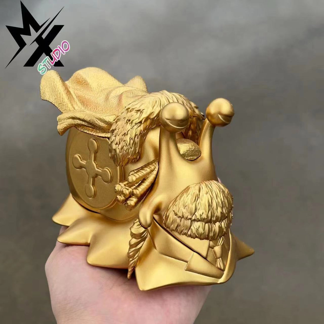 One Piece Meng Xin Studio Five Elders Jaygarcia Saturn Golden Telephone Bug Series Resin Statue