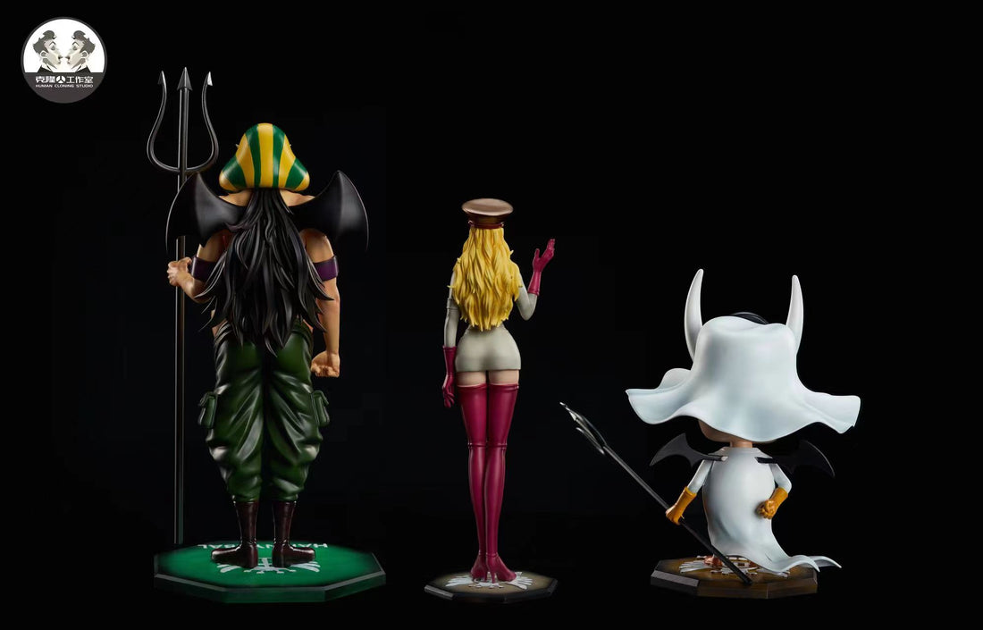 One Piece Clone Studio Impel Down Hannyabal & Domino & Saldeath Resin Statue