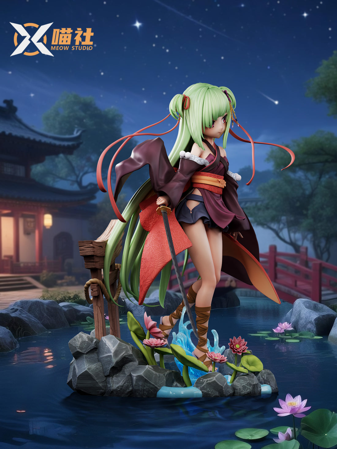 Senren Banka Meow Studio Murasame Resin Statue