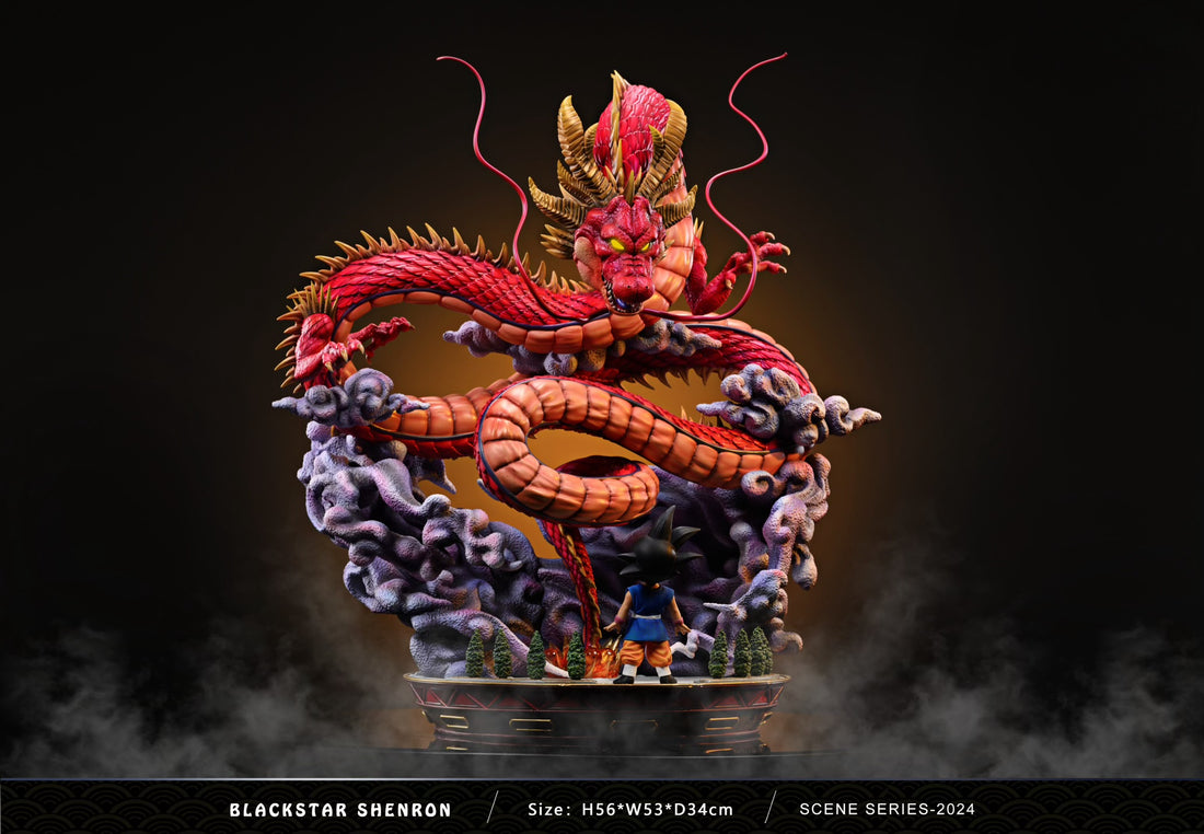 Dragon Ball Dim Model x Z Studio GT Blackstar Shenron Resin Statue