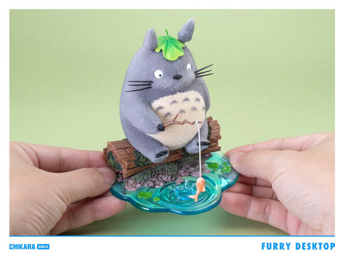 My Neighbor Totoro Chikara Studio Totoro Fishing Resin Statue