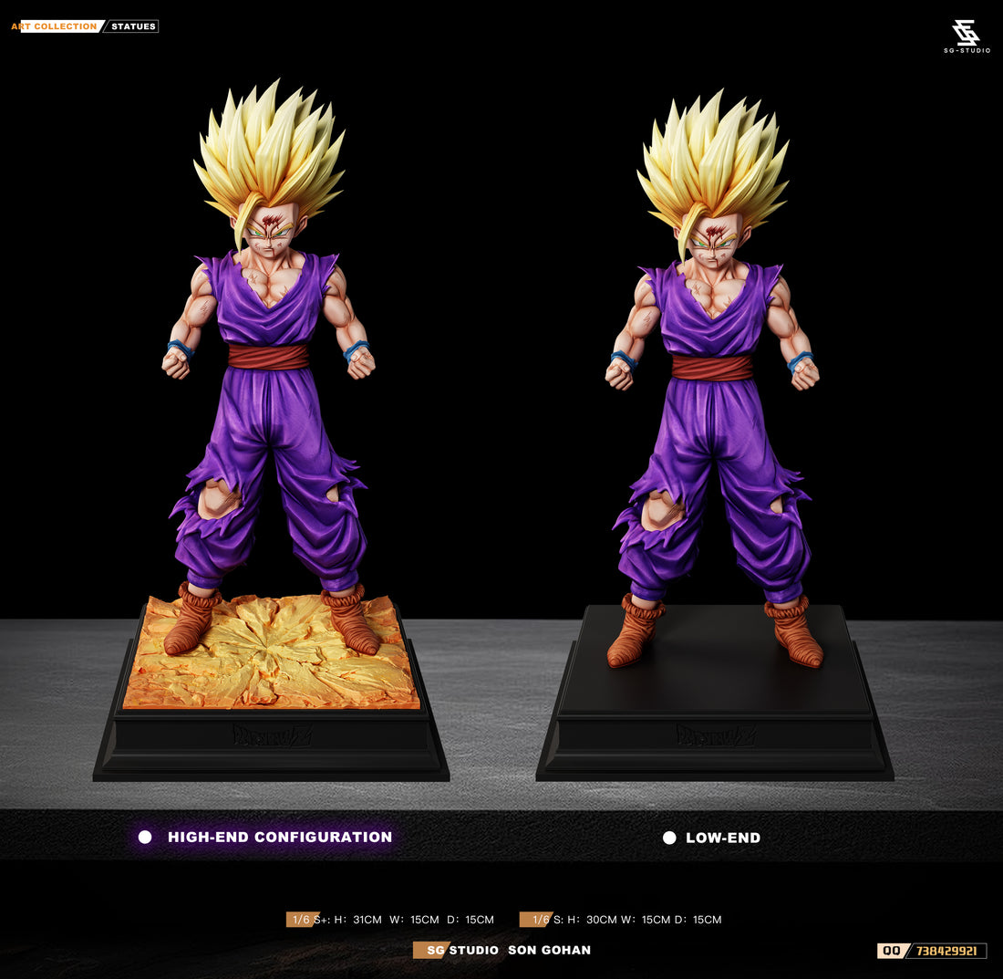 Dragon Ball SG Studio SSJ2 Gohan Resin Statue