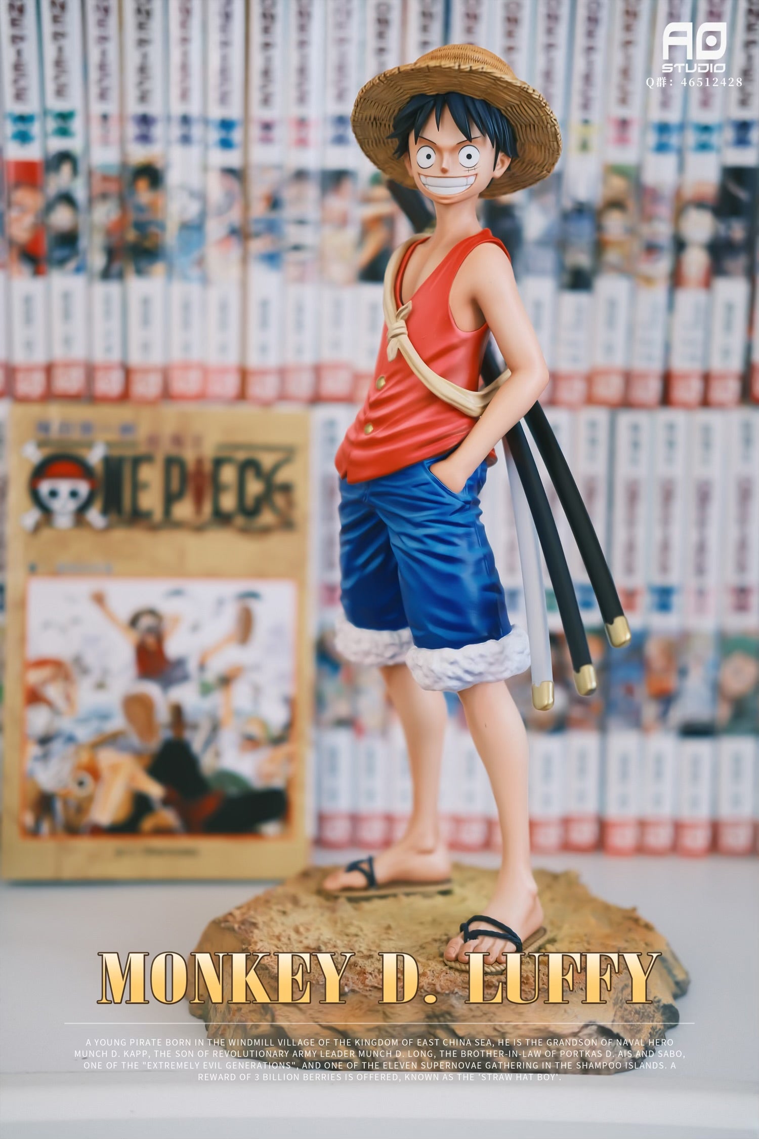 One Piece AO Studio Monkey D Luffy Resin Statue – ClubHouse Statues