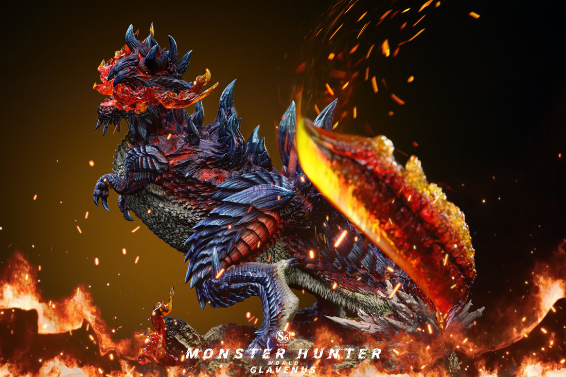 Monster Hunter S6 Studio Glavenus Resin Statue
