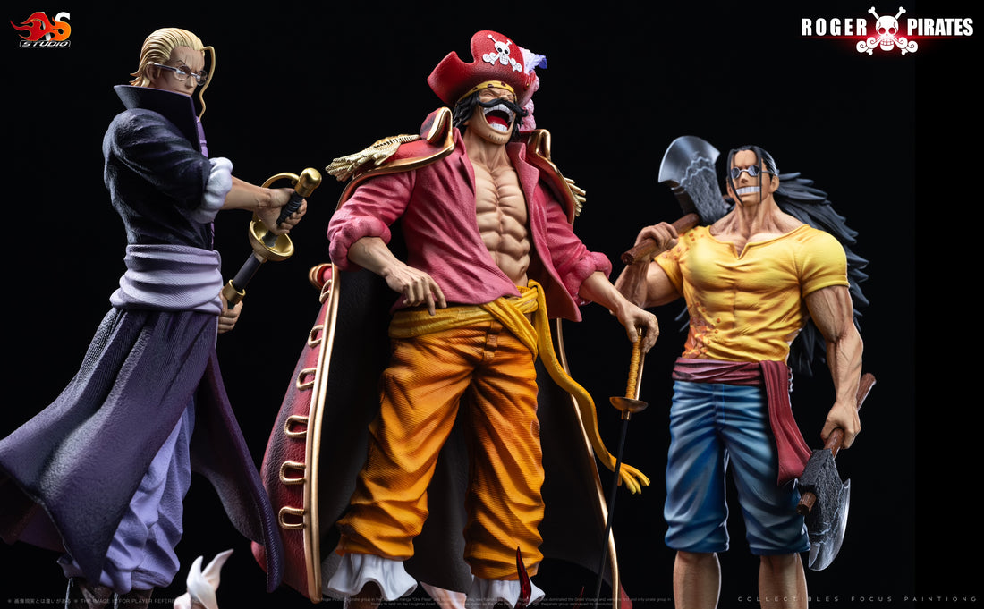 One Piece AS Studio Scopper Gaban x Gol D Roger x Silvers Rayleigh Resin Statue