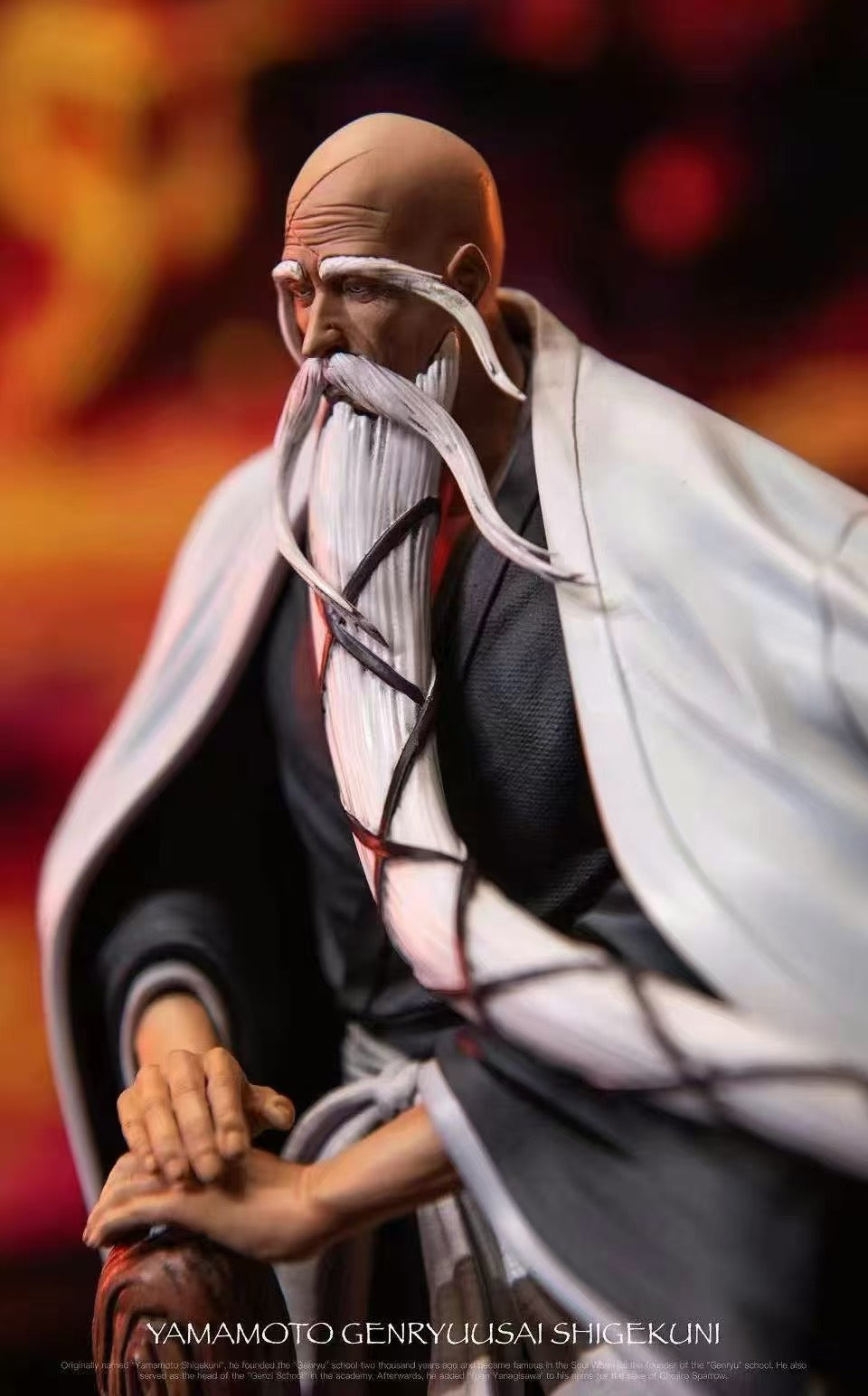 Bleach HO Studio Yamamoto Genryusai Shigekuni Resin Statue