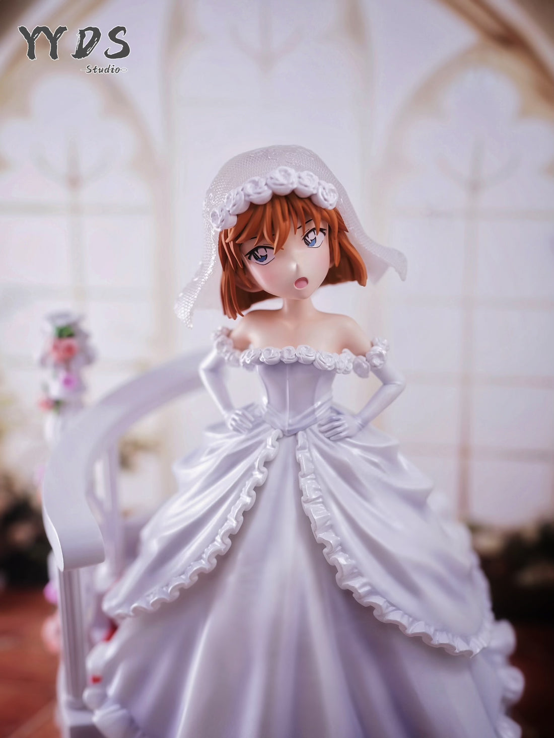 Detective Conan YYDS Studio Wedding Dress Haibara Ai Resin Statue