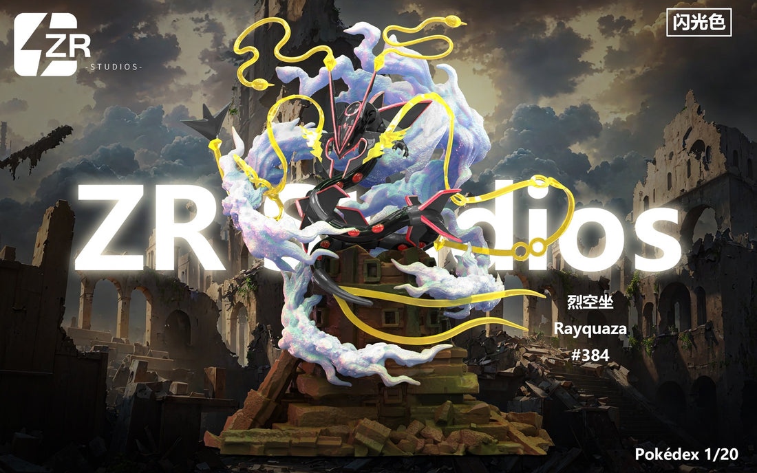 Pokemon ZR Studio Mega Rayquaza Resin Statue