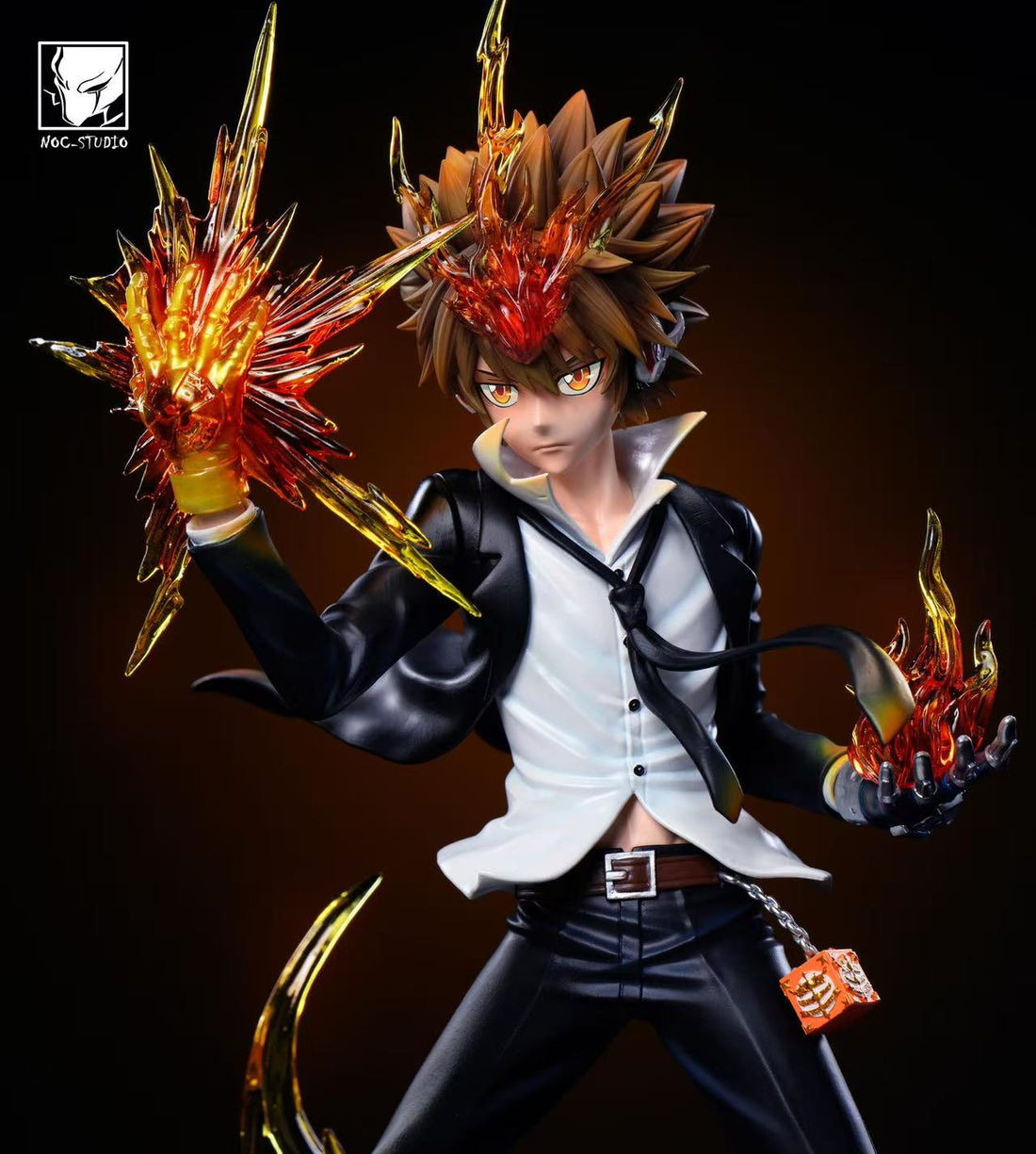 Katekyo Hitman Reborn Noc Studio Sawada Tsunayoshi Resin Statue