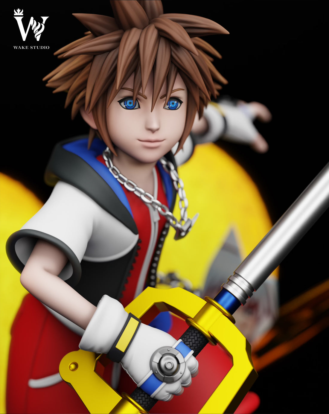 Kingdom Hearts Wake Studio Sora Resin Statue