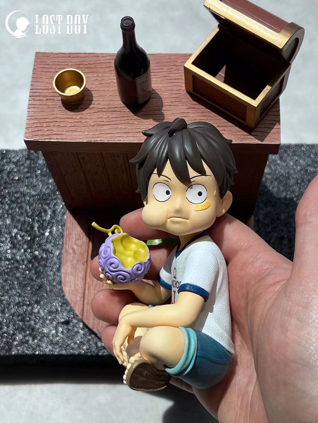 One Piece Lost Boy Studio Childhood Luffy Resin Statue