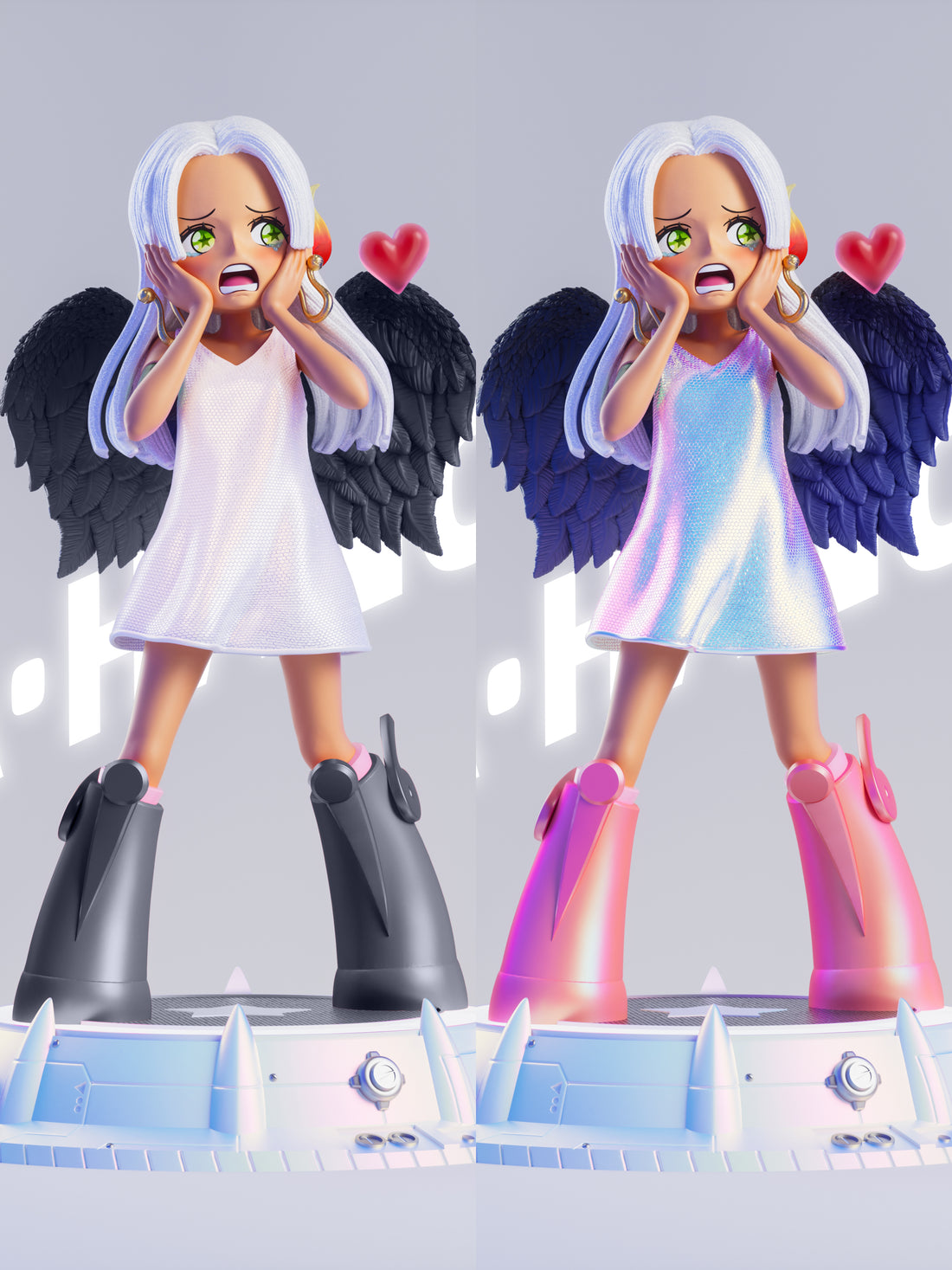 One Piece Super Guai Studio Seraphim Boa Hancock Resin Statue