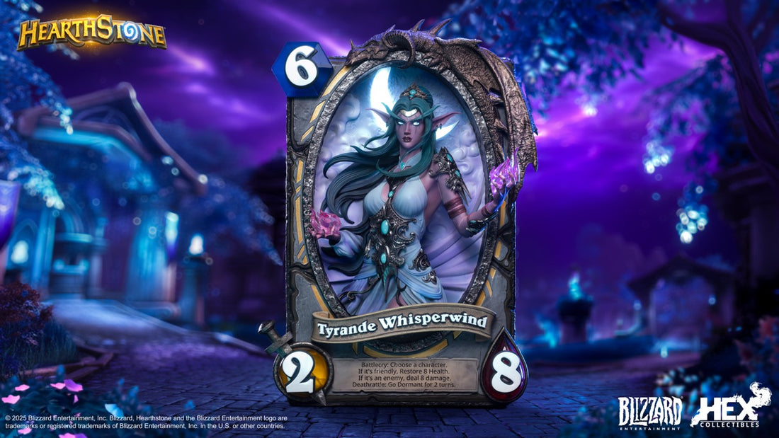 World of Warcraft Blizzard x Hex Collectibles Hearthstone Tyrande Whisperwind Licensed Resin Statue