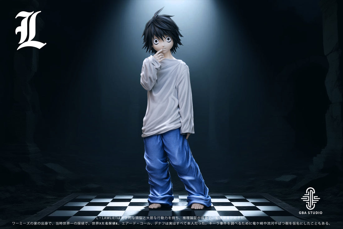 Death Note GBA Studio Kid L Lawliet Resin Statue