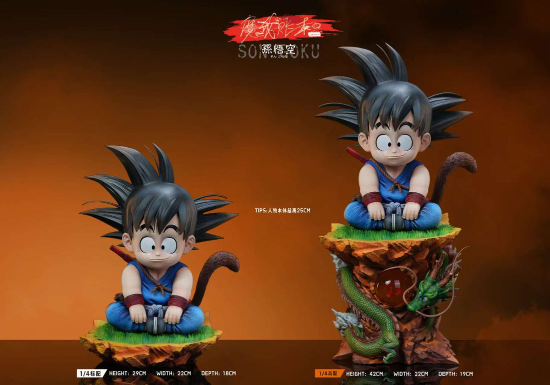 Dragon Ball MWZB Studio Kid Son Goku Resin Statue