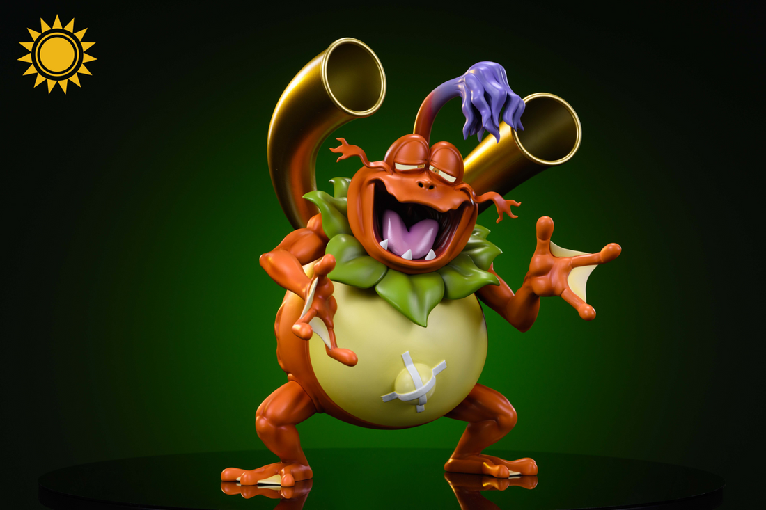 Digimon Sun Toys Studio Tonosama Gekomon Resin Statue