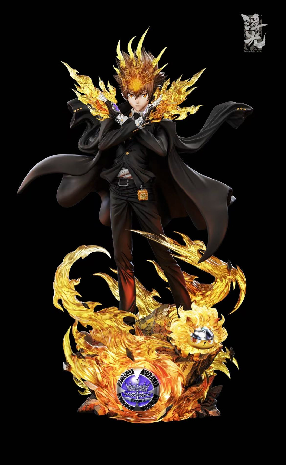 Katekyo Hitman Reborn Floating Light Studio Tsunayoshi Sawada Resin Statue
