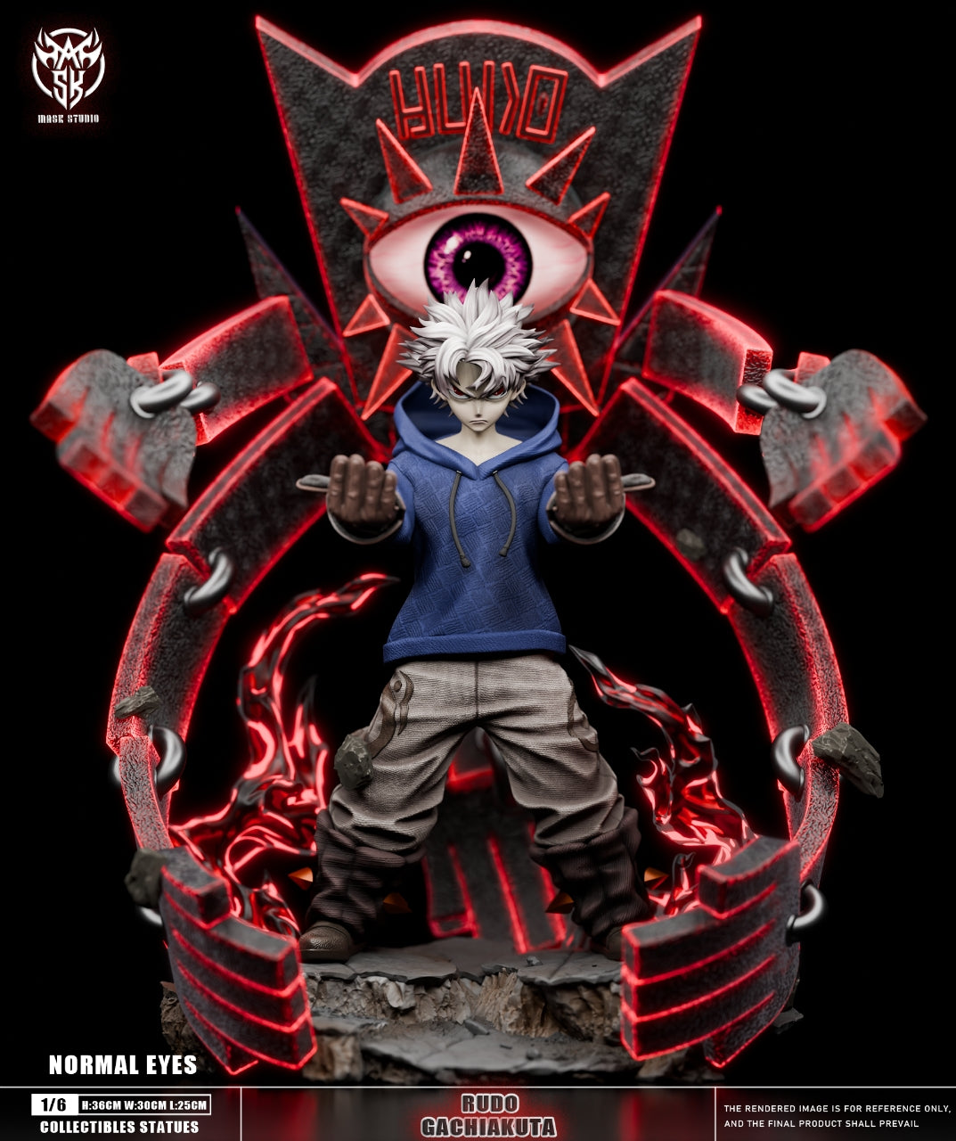 Gachiakuta Mask Studio Rudo Surebrec Resin Statue