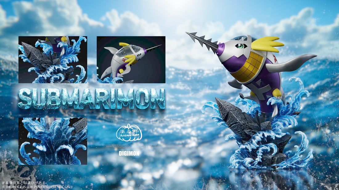 Digimon Nan Gua Zhou Studio Submarimon Resin Statue