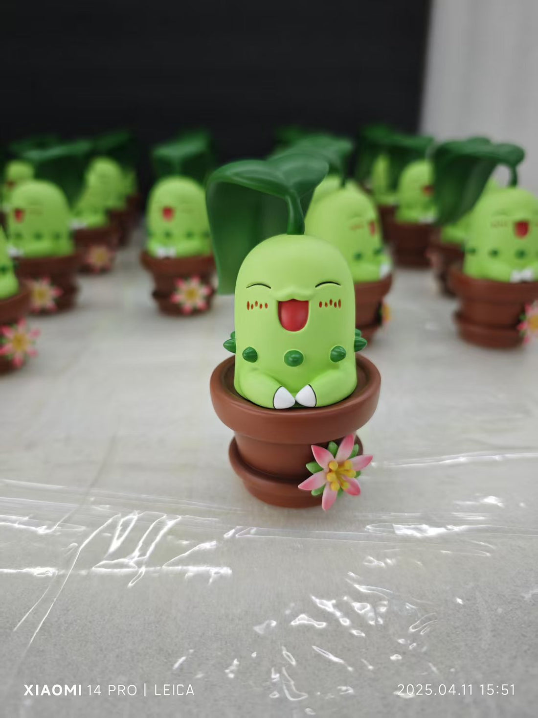 Pokemon FXW Studio Chikorita Plant Resin Statue