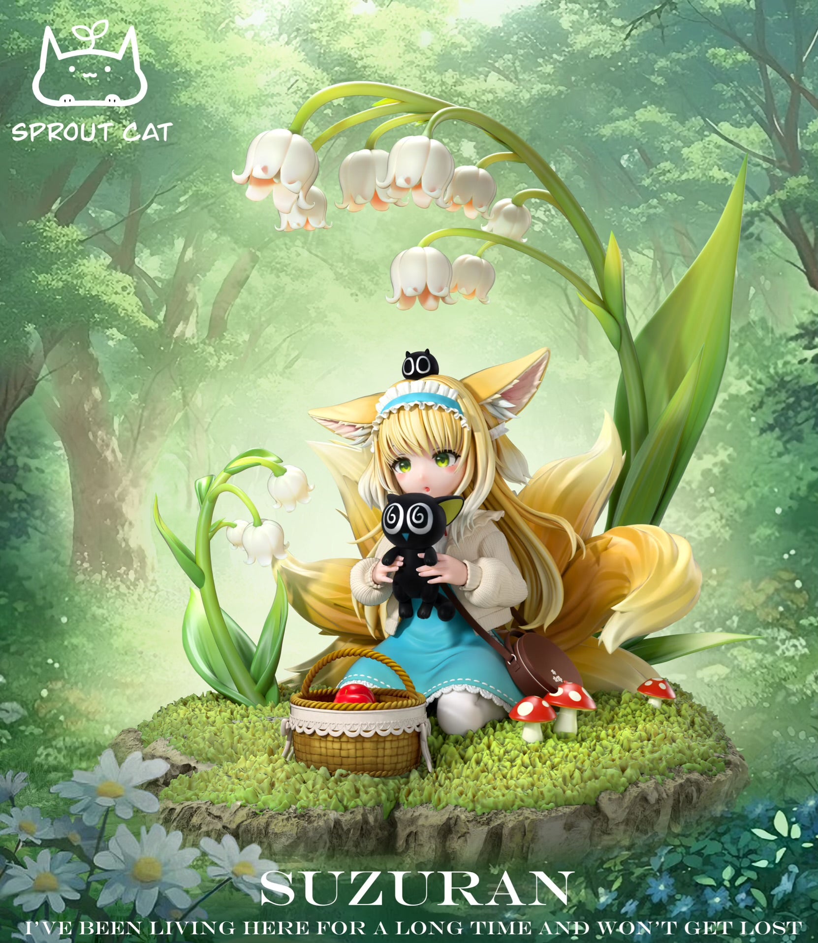 Arknights Sprout Cat Studio Suzuran – ClubHouse Statues