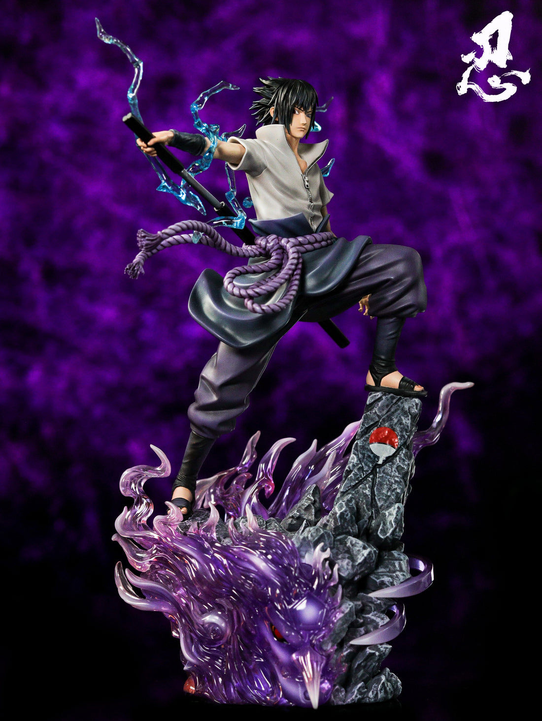 Naruto Shinobu Studio Sasuke Resin Statue
