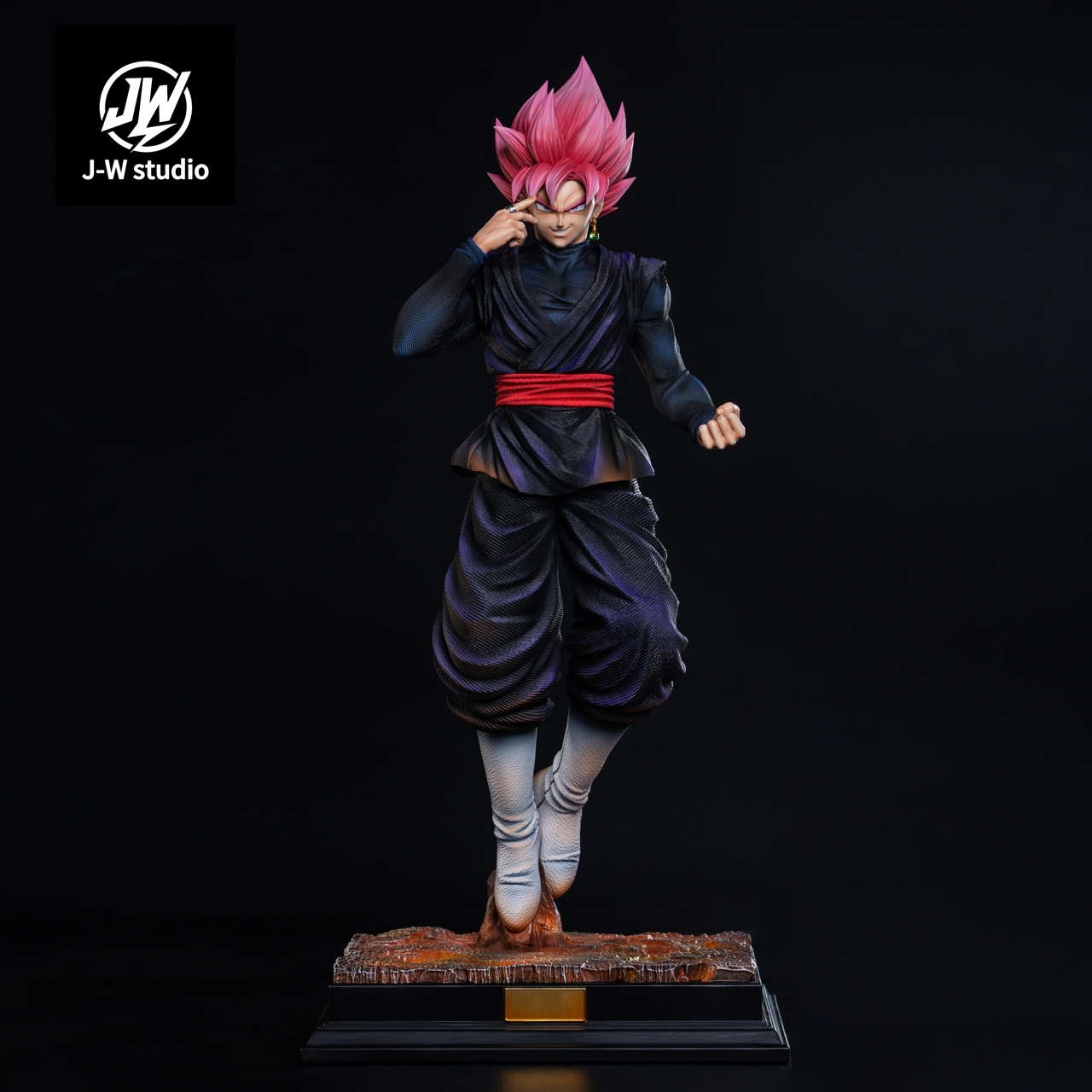 Dragon Ball JW Studio Black Goku Rose ClubHouse Statues Dragon Ball JW Studio Black Goku Rose ClubHouse Statues