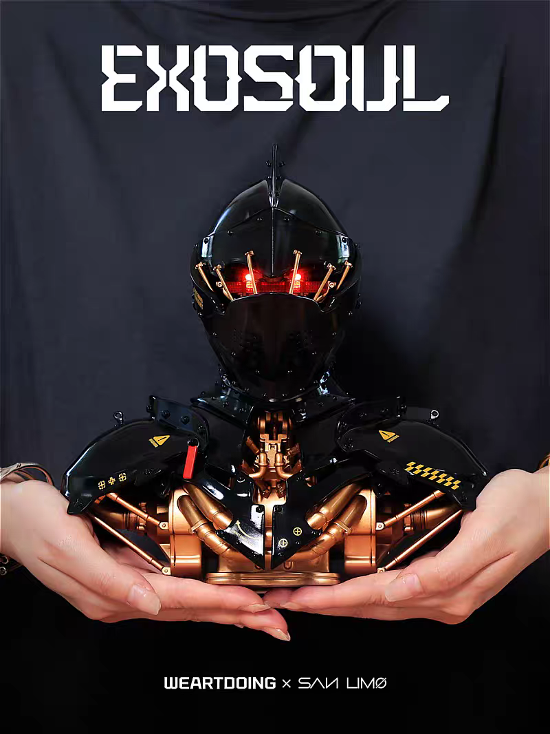 The Shell As A Vessel For the Soul WeArtDoing Studio EXOSOUL Licensed Resin Statue