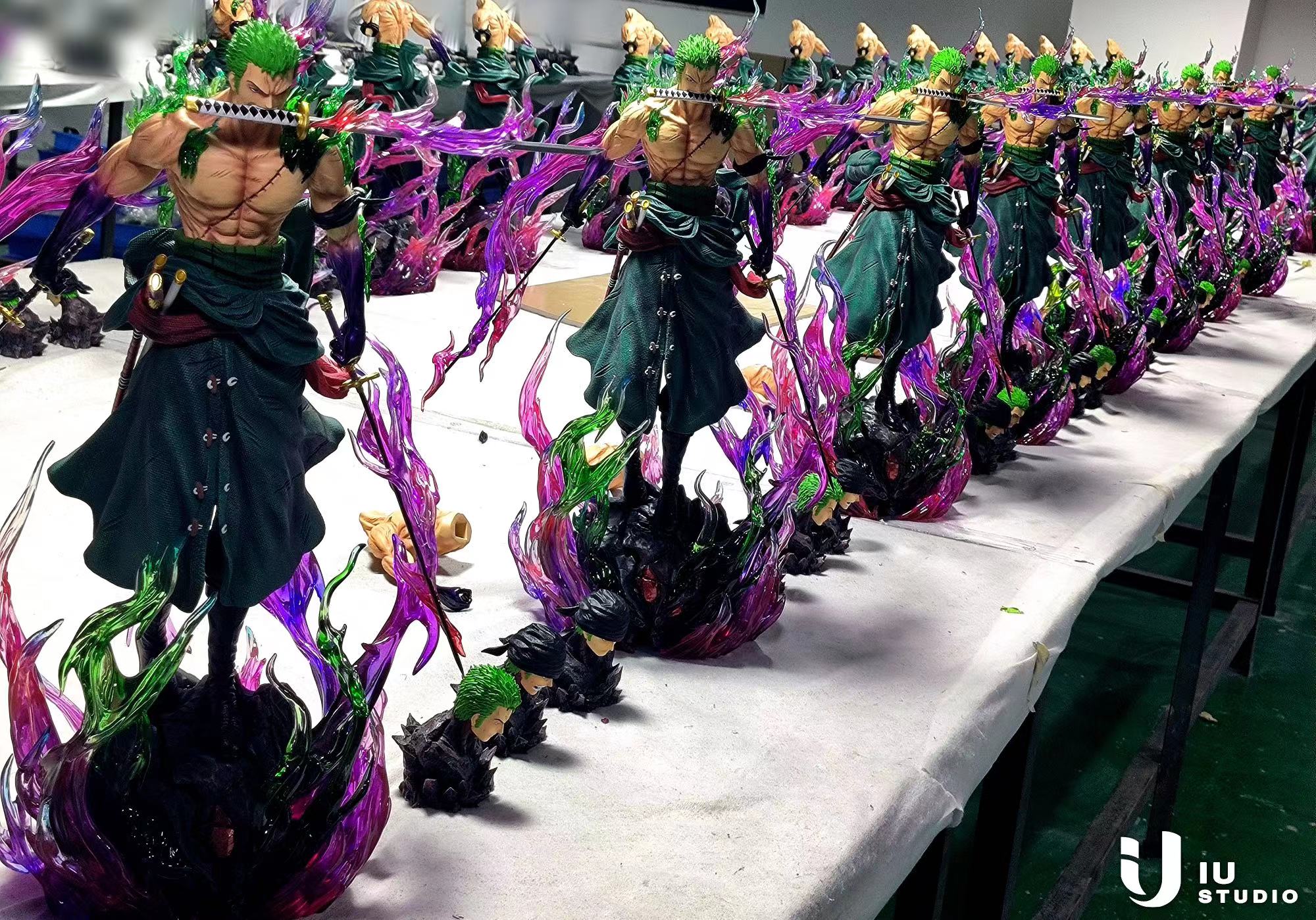 One Piece IU Studio Battle Time Roronoa Zoro Resin Statue