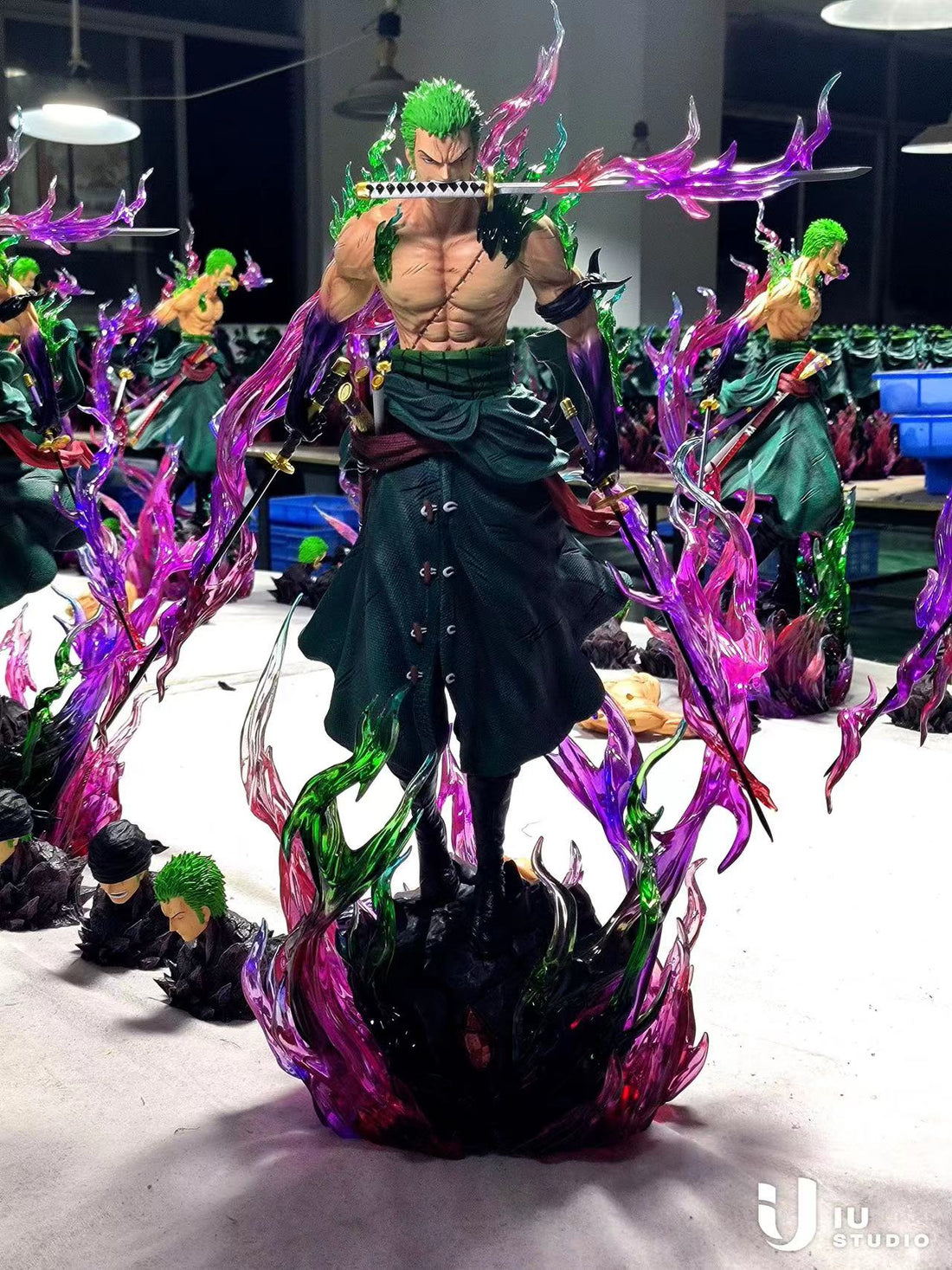 One Piece IU Studio Battle Time Roronoa Zoro Resin Statue