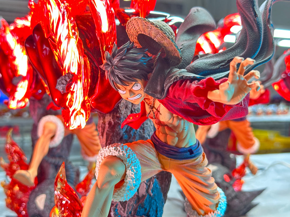 One Piece MZ Studio Red Rock Luffy Resin Statue