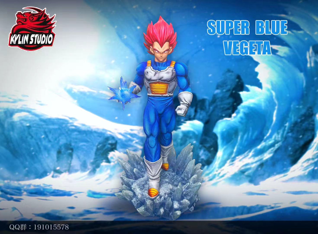 Dragon Ball Kylin Studio Super Blue Vegeta Resin Statue