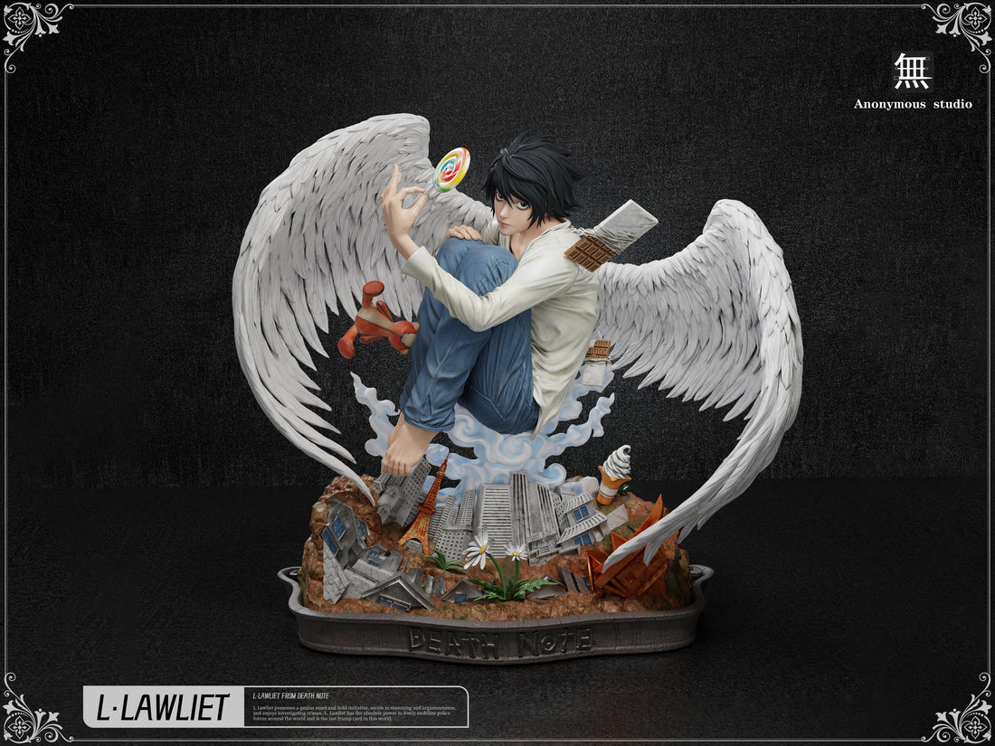 Death Note Anonymous Studio L Lawliet Resin Statue