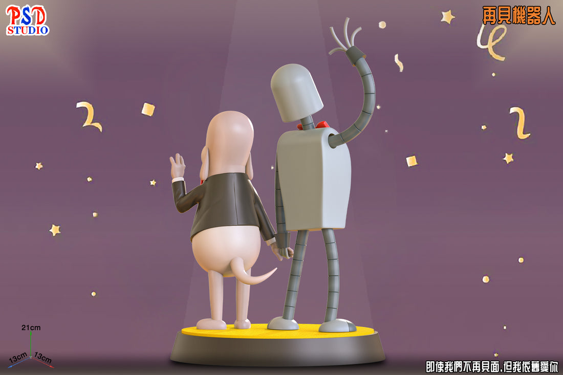 Robot Dreams PSD Studio Goodbye Robot Resin Statue