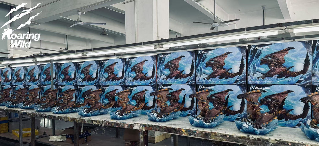 Monster Hunter Roaring Wild Studio Tigrex Resin Statue