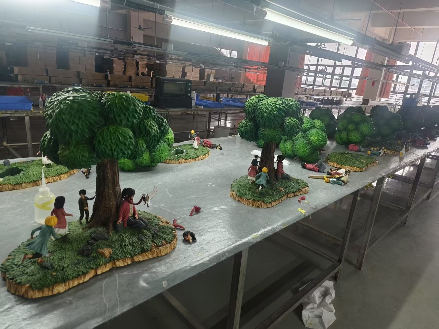 Attack on Titan LAMZC Studio Mikasa Eren Armin Leading to the Tree