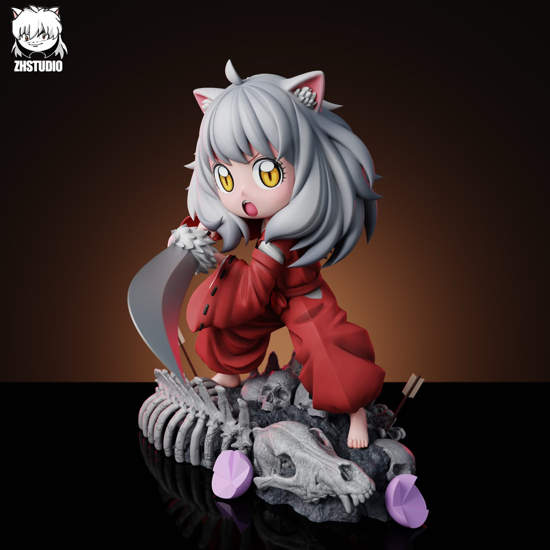Spy x Family ZH Studio Anya Cosplay InuYasha Resin Statue