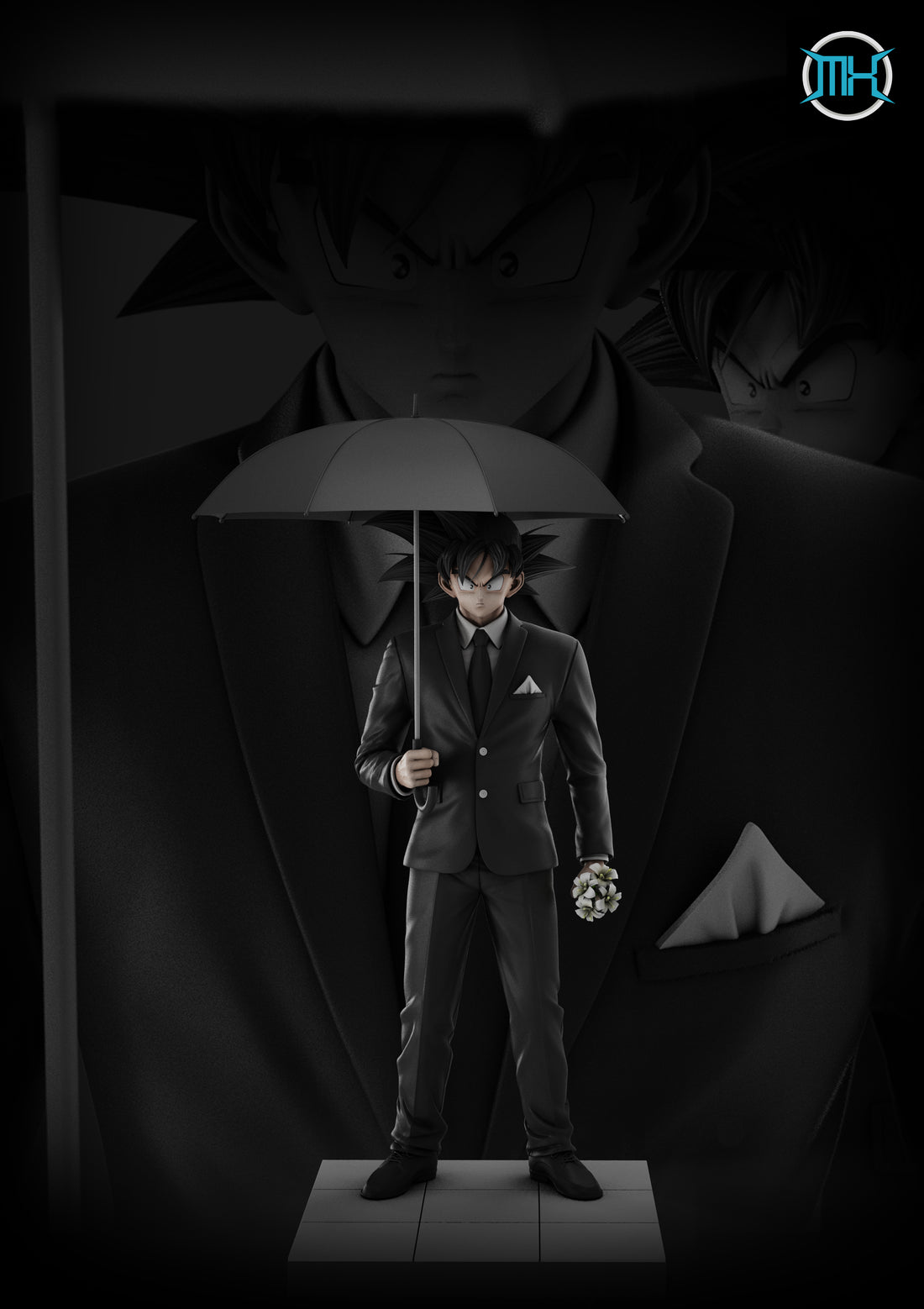 Dragon Ball MX Studio Suit Goku Resin Statue