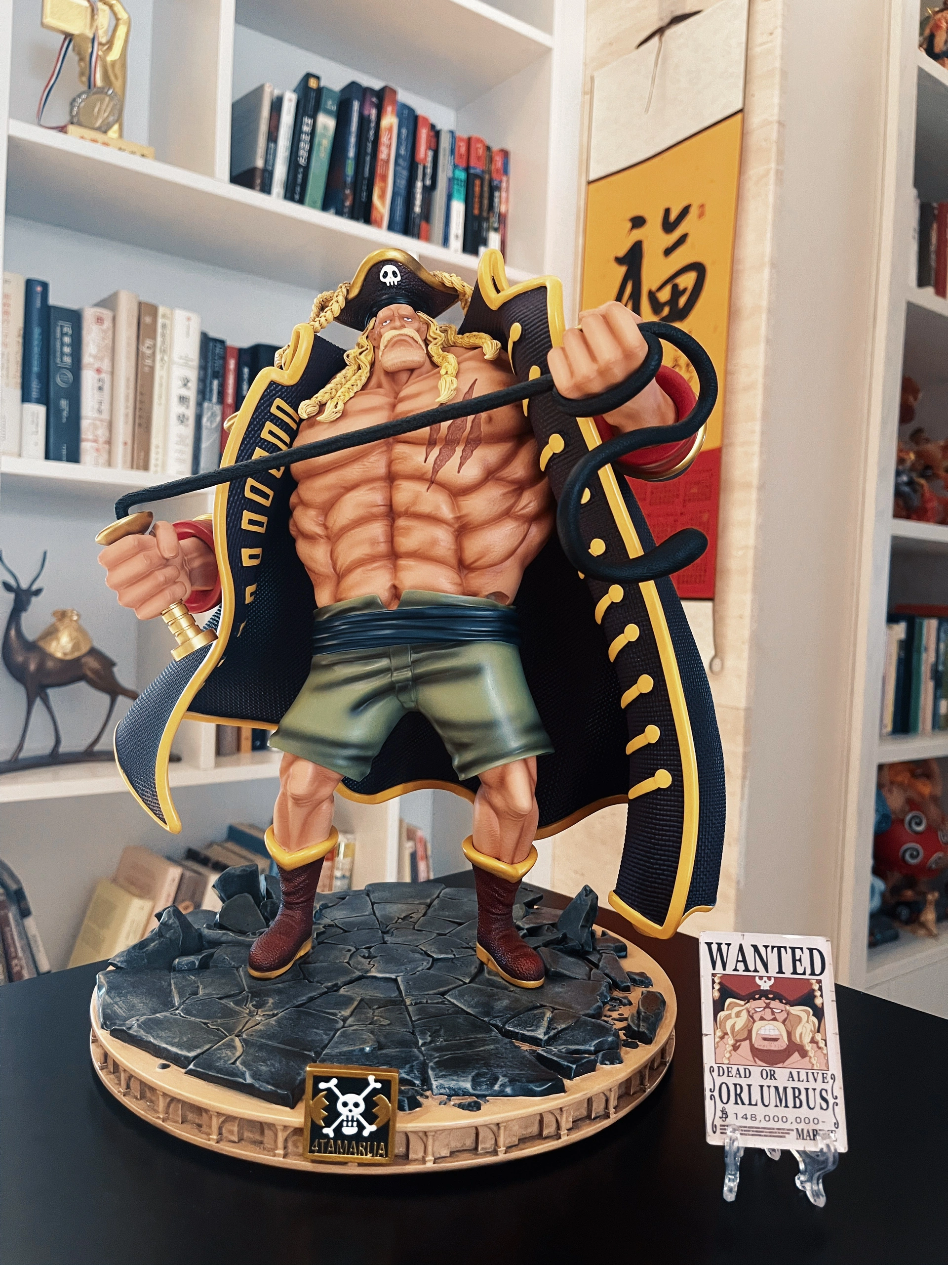 One Piece Black Studio Orlumbus Resin Statue CHINA STOCK