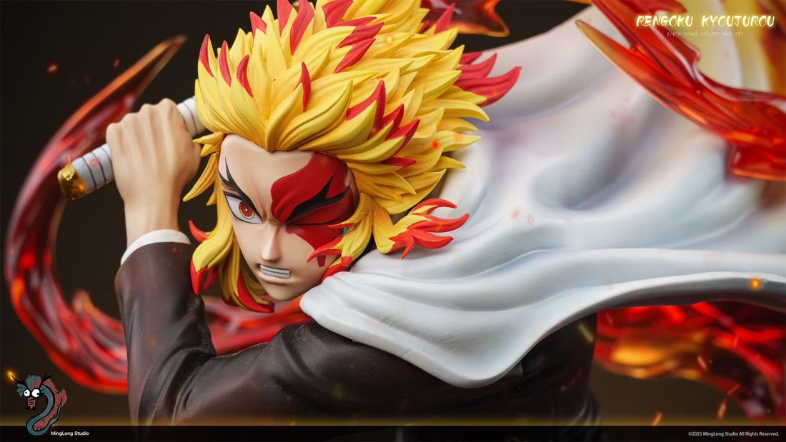 Demon Slayer Ming Long Studio Rengoku Kyoujurou Resin Statue