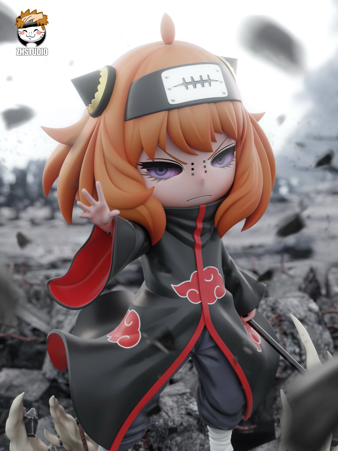 Spy x Family ZH Studio Anya Cosplay Pain Resin Statue