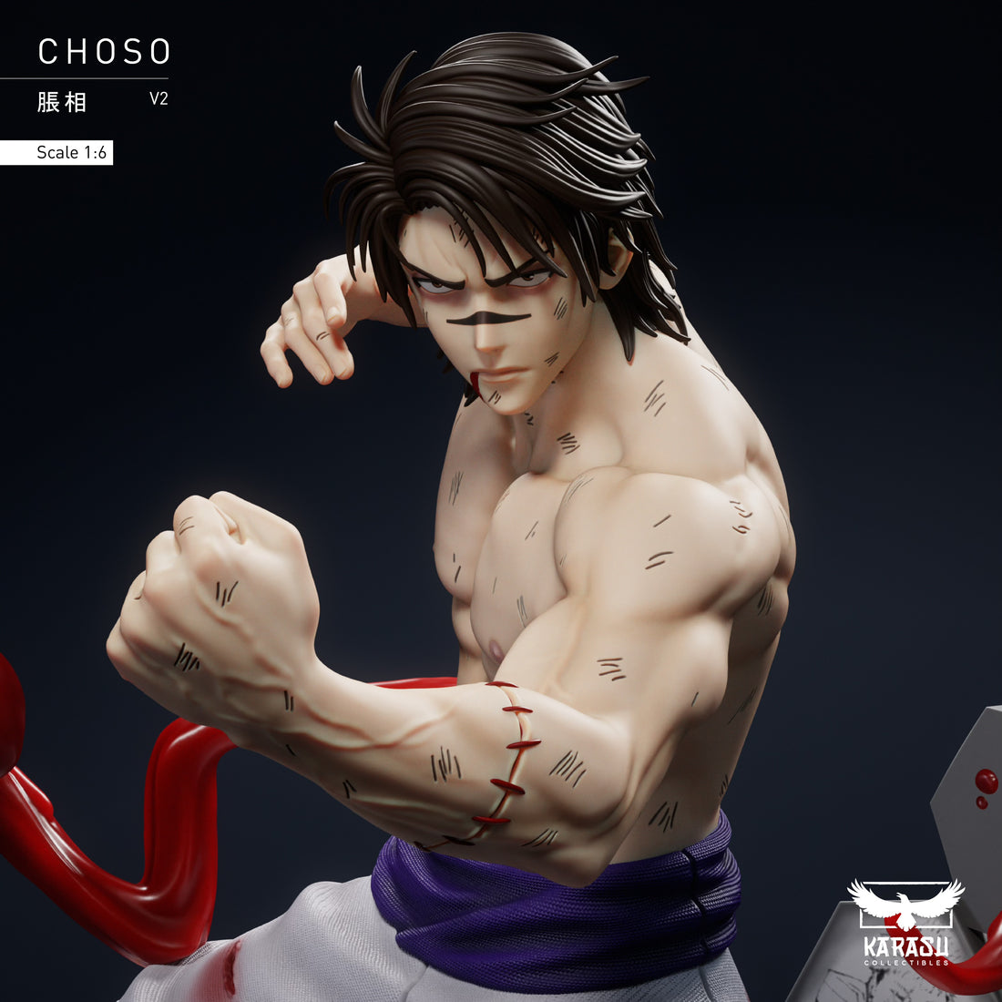 Jujutsu Kaisen Karasu Collectibles Choso Kamo V2 Resin Statue