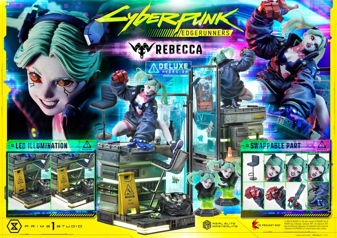 Cyberpunk Edgerunners Prime 1 Studio Rebecca Licensed Resin Statue