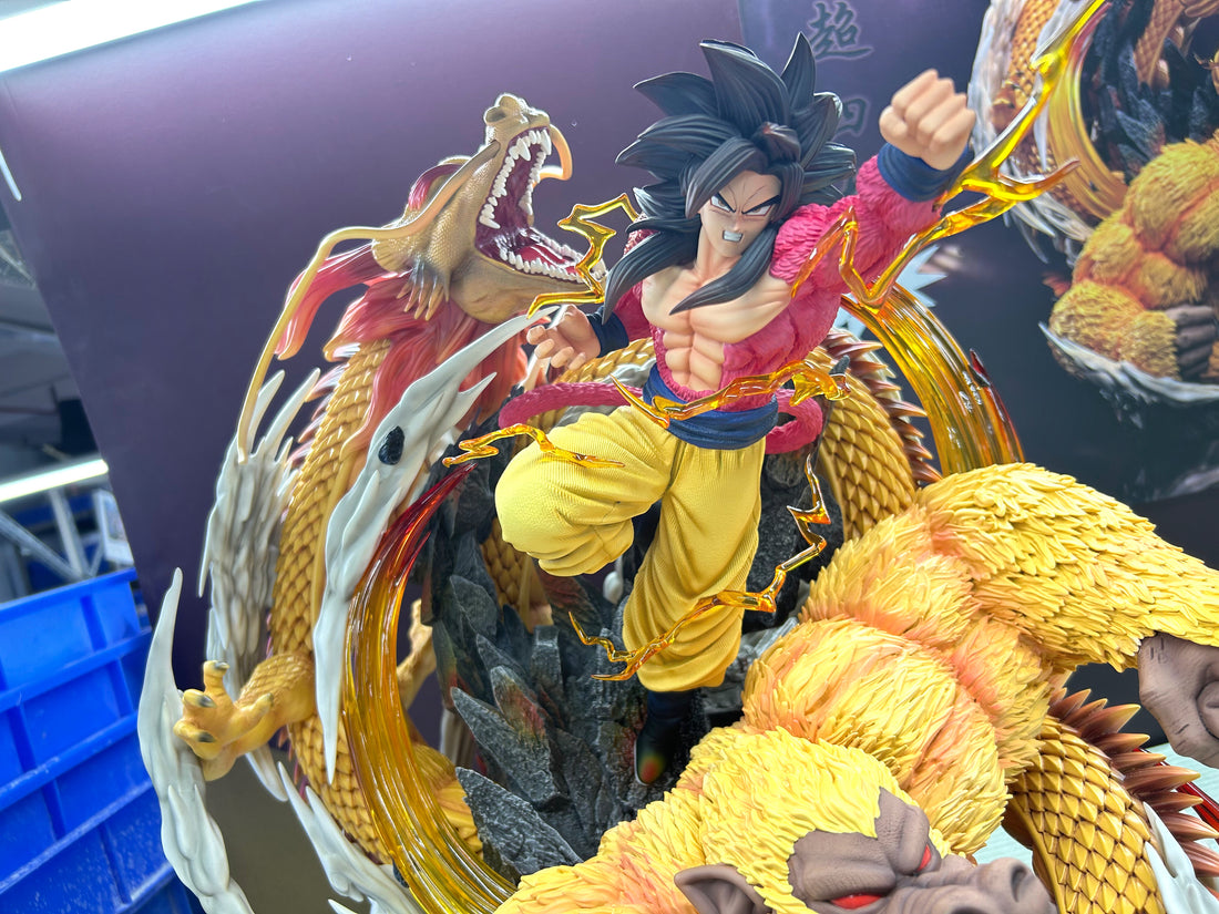 Dragon Ball Kylin Studio Dragon Fist Goku SSJ4 Resin Statue