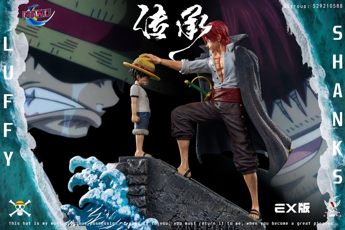 One Piece NTWO Studio Shanks x Luffy Resin Statue