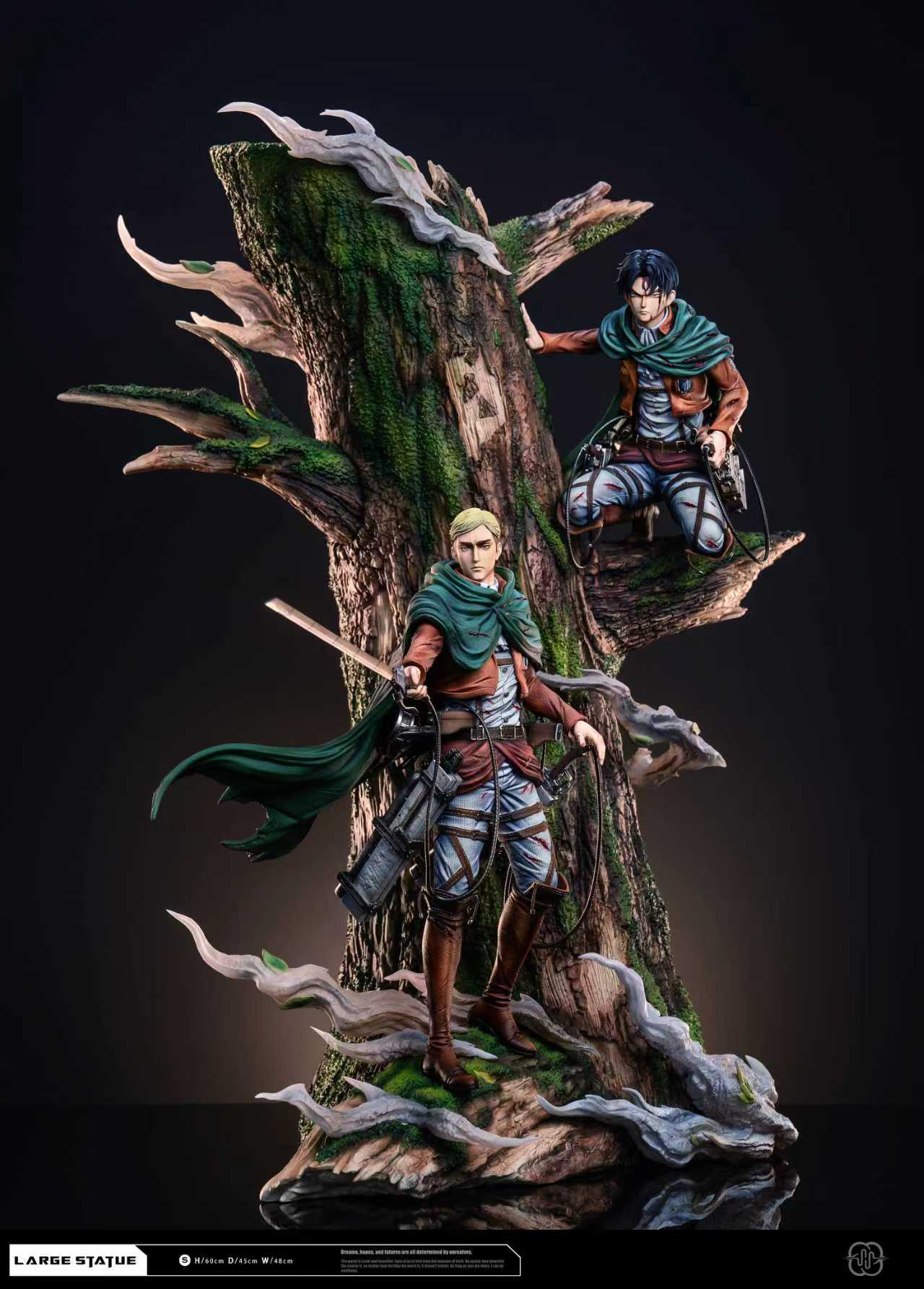 Attack on Titan Hertz Studio Levi X Erwin Resin Statue – ClubHouse