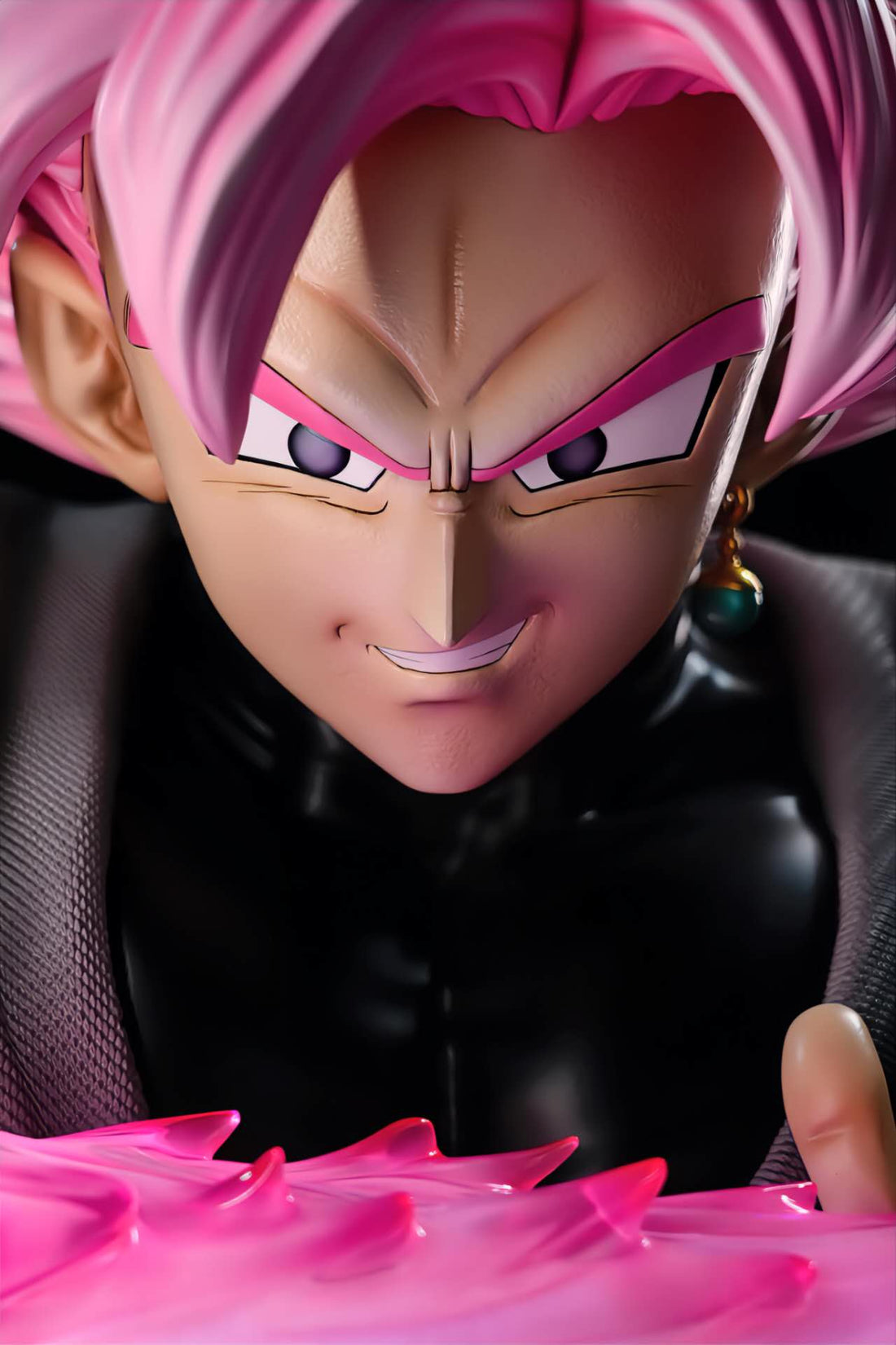 Dragon Ball Zenkai Studio Black Goku Rose Life Size Bust Resin Statue