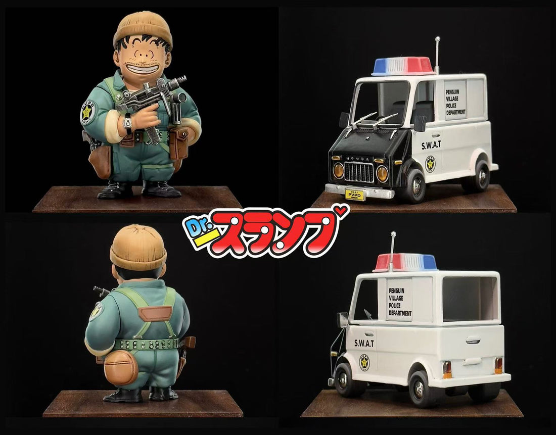 Dr Slump LL Studio Senbe Norimaki Police Car Resin Statue