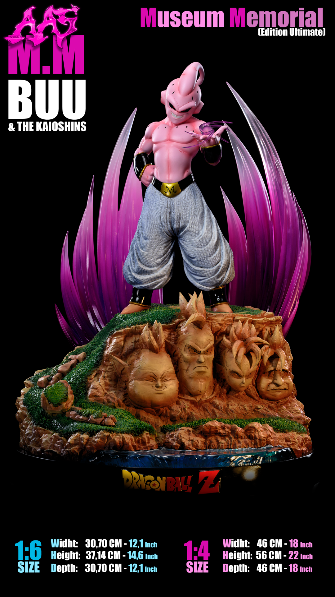 Dragon Ball ArmyAnt Studio Kid Buu Resin Statue