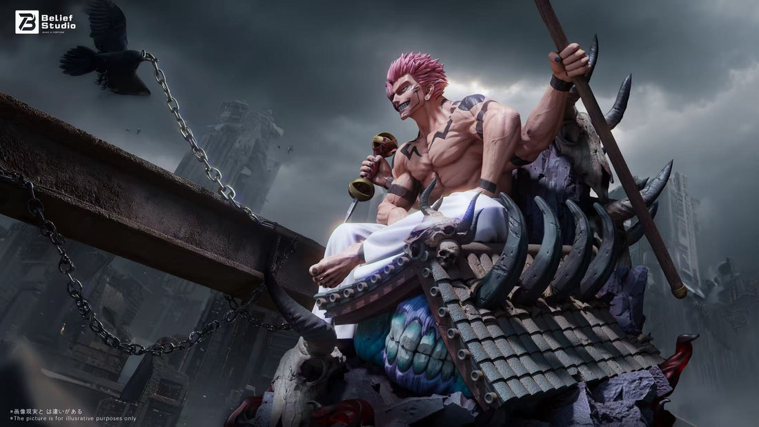 Jujutsu Kaisen Belief Studio Cursed King Ryomen Sukuna Resin Statue